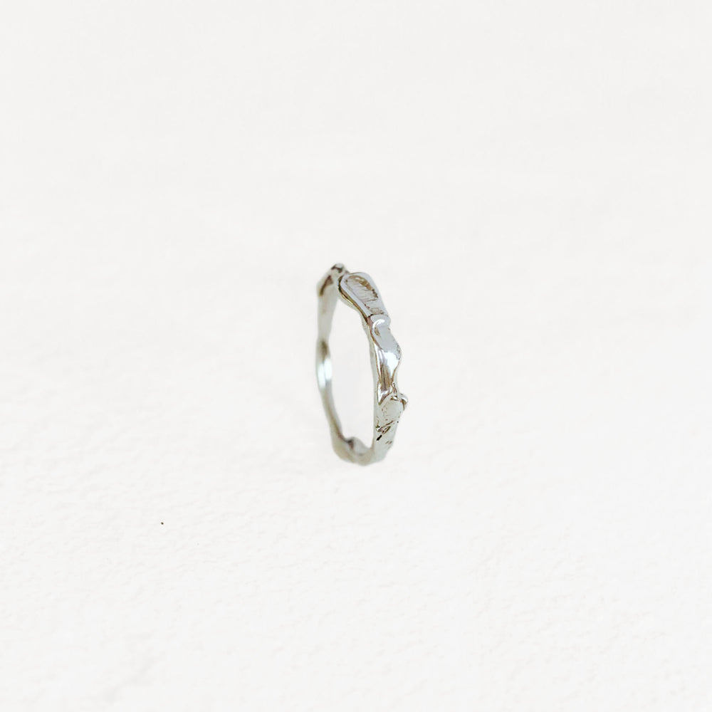 Ripple Ring in Silver